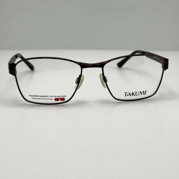 Takumi Eyeglasses Eye Glasses Frames T9955 090 54-17-135 W/ Clip